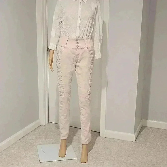 Kalowa pink jeans. very stretchy. - Picture 1 of 16